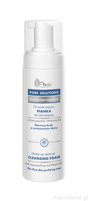 AVA Oczyszczająca PIANKA do demakijażu z witaminą B3 i różą japońską