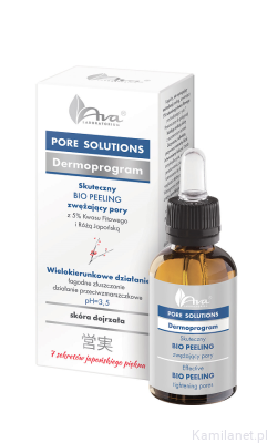 AVA BIO peeling łagodne złuszczanie - kwas fitowy 5% 30ml PORE SOLUTIONS
