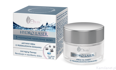 AVA KREM NA DZIEŃ SPF 15 nawilżający o przedłużonym działaniu 50 ml HYDRO LASER (