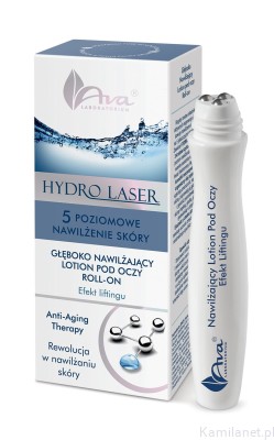 AVA KREM POD OCZY ROLL-ON głęboko nawilżający  HYDRO LASER