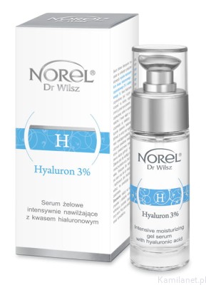 NOREL Hyaluron 3% - Serum żelowe intensywnie nawilżające z kwasem hialuronowym 30ml