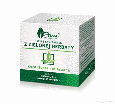 AVA Zielona herbata – KREM Cera tłusta i mieszana 50ml (id: 1463)