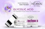 NOREL Glycolic Acid - Krem wygładzający anti-age z kwasami AHA i ekstraktem z irysa 50 ml