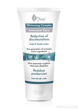 AVA Whitening Complex Redukujący przebarwienia -  krem do rąk i ciała SPF 15