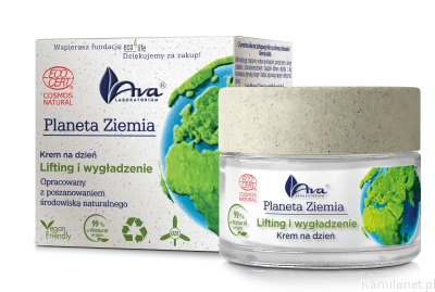 Planeta Ziemia Krem na dzień Lifting i wygładzenie 50ml AVA Laboratorium Kosmetyczne