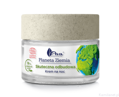 Planeta Ziemia Krem na noc Skuteczna odbudowa 50ml AVA Laboratorium Kosmetyczne