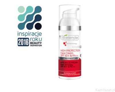 Bielenda Professional Wysoka Ochrona Krem do twarzy SPF 50+ & PA++ - 50 ml.jpg