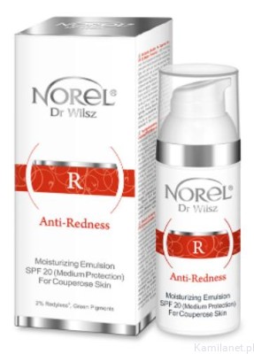 Norel Anti-Redness Emulsja nawilżająca dla cery naczynkowej, SPF 20 50 ml DK 246 (id: 2624)