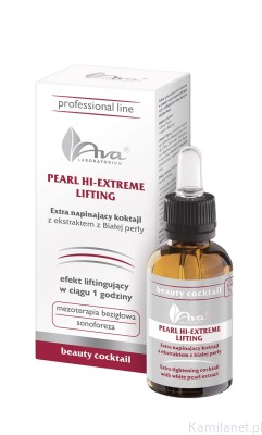 PEARL HI-EXTREME LIFTING koktajl napinający z perłą i Liftonin Xpress  Ava Professional