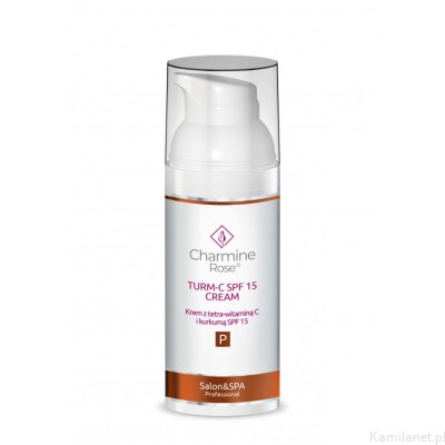 Krem z tera witaminą C i z kurkumą SPF 15 − TURM-C SPF 15 CREAM 50 ML Charmine Rose (id: 2791)