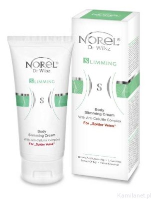 NOREL Slimming Krem wyszczuplający z kompleksem antycellulite na kruche naczynka 200 ml DB079 (id: 2863)