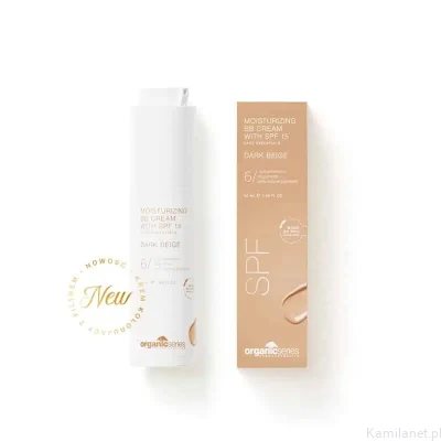 Nawilżający krem BB z filtrem SPF 15 (dark beige) 50 ml Organic Series (id: 2872)