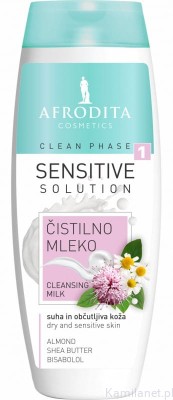 Afrodita Cosmetics Clean Phase - Mleczko do demakijażu (każdy rodzaj cery) 200 ml (id: 2878)
