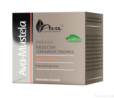 Krem tłusty 50ml AVA Laboratorium MUSTELLA GREEN (id: 1069)