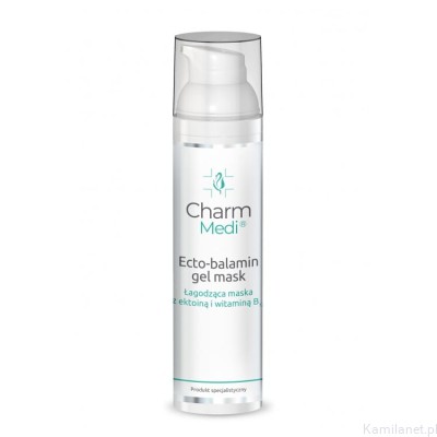 łagodząca maska z ektoiną i witaminą B12 - ECTO-BALAMIN GEL MASK, 100 ml Charm Medi Charmine Rose (id: 2950)