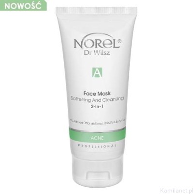 NOREL Acne Maska rozpulchniająco – oczyszczająca - peelingująca 2w1 PN337 (id: 3006)