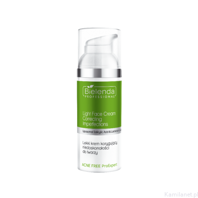 Krem redukujący niedoskonałości z kwasami 50ml ACNE FREE PRO EXPERT Bielenda (id: 3059)