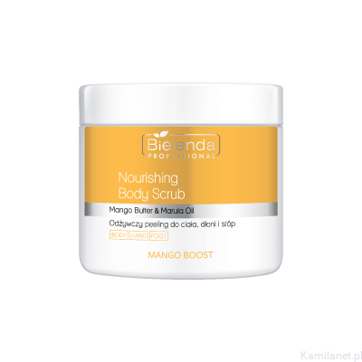 Odżywczy peeling do ciała, dłoni i stóp 550g - MANGO BOOST Bielenda Professional (id: 3076)