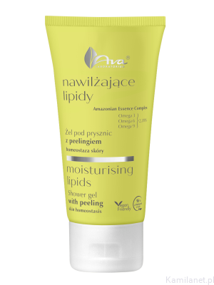 Nawilżające lipidy - Żel pod prysznic z peelingiem 150 ml Ava Laboratorium (id: 3091)
