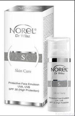 NOREL Skin Care Nawilżająca emulsja ochronna SPF 30 50ml (wysoka ochrona) DK166 (id: 3020)