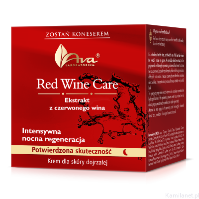 Red Wine Care Intensywna nocna regeneracja 50ml Laboratorium Kosmetyczne AVA (id: 2212)