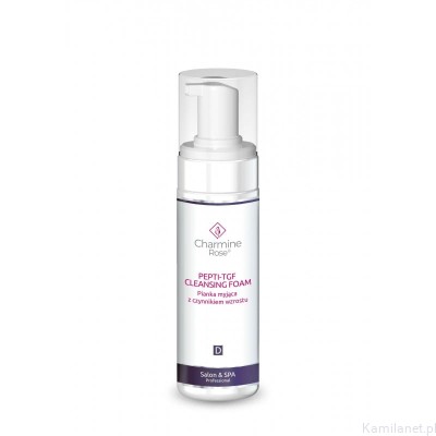 Pianka myjąca z czynnikiem wzrostu PEPTI-TGF CLEANSING FOAM 200ML Charmine Rose (id: 3125)