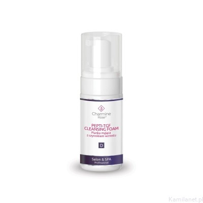 Pianka myjąca z czynnikiem wzrostu PEPTI-TGF CLEANSING FOAM 100ML Charmine Rose (id: 3126)