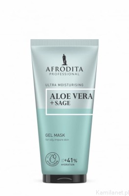 Afrodita Maska do twarzy ALOE VERA + SAGE Ultranawilżająca, żelowa 200ml 200 ml (1) (id: 3160)