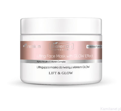 LIFT&GLOW Liftingująca maska do twarzy z efektem glow 115 g Bielenda Professional (id: 3201)