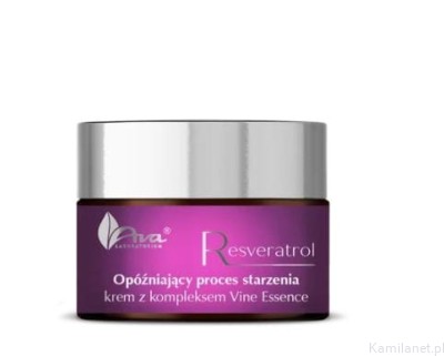 Resveratrol-Krem z kompleksem Vine Essence - opóźniający proces starzenia