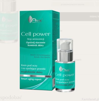 Cell Power Krem pod oczy i na opadające powieki 15ml Ava Laboratorium (id: 3299)