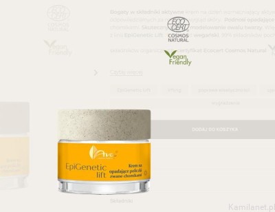 Krem na opadające policzki zwane chomikami, na dzień 50 ml