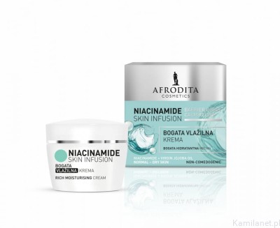 NIACINAMIDE SKIN INFUSION - Bogaty krem ​​nawilżający 50ml Afrodita (id: 3353)