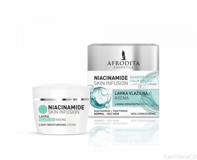NIACINAMIDE SKIN INFUSION - Lekki krem ​​nawilżający 50ml Afrodita (id: 3354)