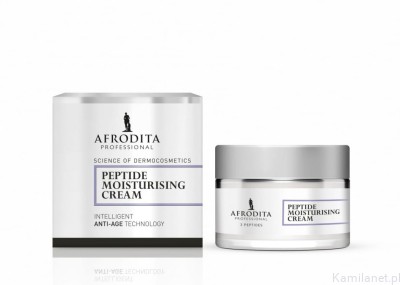 Afrodita 3 PEPTIDES Krem nawilżający do skóry normalnej i mieszanej 50 ml (id: 1132)