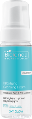 Detoksykująca pianka oczyszczająca 160 ml Oxy Glow Bielenda Professional (id: 3390)