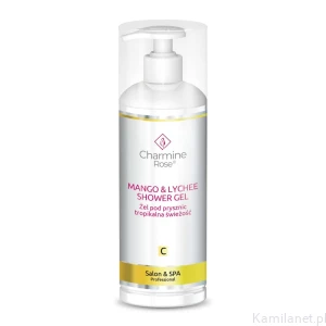 Żel pod prysznic tropikalna świeżość 500ml MANGO & LYCHEE SHOWER GEL Charmine Rose  