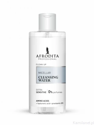 CLEAN UP - Micelarna woda oczyszczająca 320 ml Afrodita