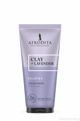Afrodita MASKA CLAY + LAVENDER Łagodząca 200 ml