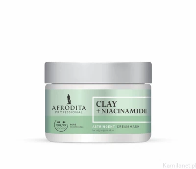 Afrodita MASKA CLAY + NIACINAMIDE Ściągająca 200 ml