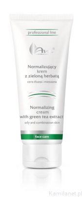 Normalizujący krem z zieloną Herbatą do cery tłustej i mieszanej 200 ml AVA Professional