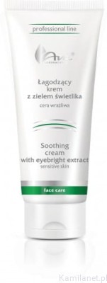 Łagodzący Krem z zielem świetlika cera wrażliwa 200 ml Ava Professional