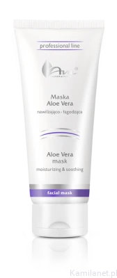 Maska Aloe Vera nawilżająco - łagodząca 200 ml AVA Professional