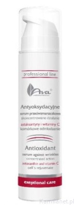 Antyoksydacyjne serum przeciwzmarszczkowe z astaksantyna i witaminą C 50 ml Ava Professional (id